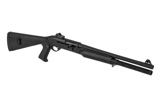 Benelli LE M2 Tactical semi-auto Shotgun features an 8 round capacity and pistol grip